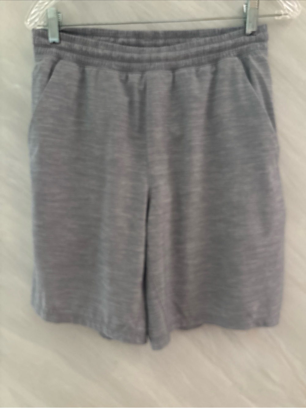 Lululemon Shorts Men M Medium Grey Pace Breaker Performance Inner Lined Training